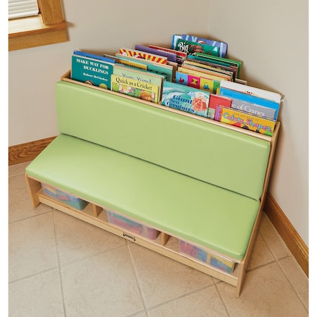 Jonti-Craft Corner Literacy Nook, Key Lime 53450JC